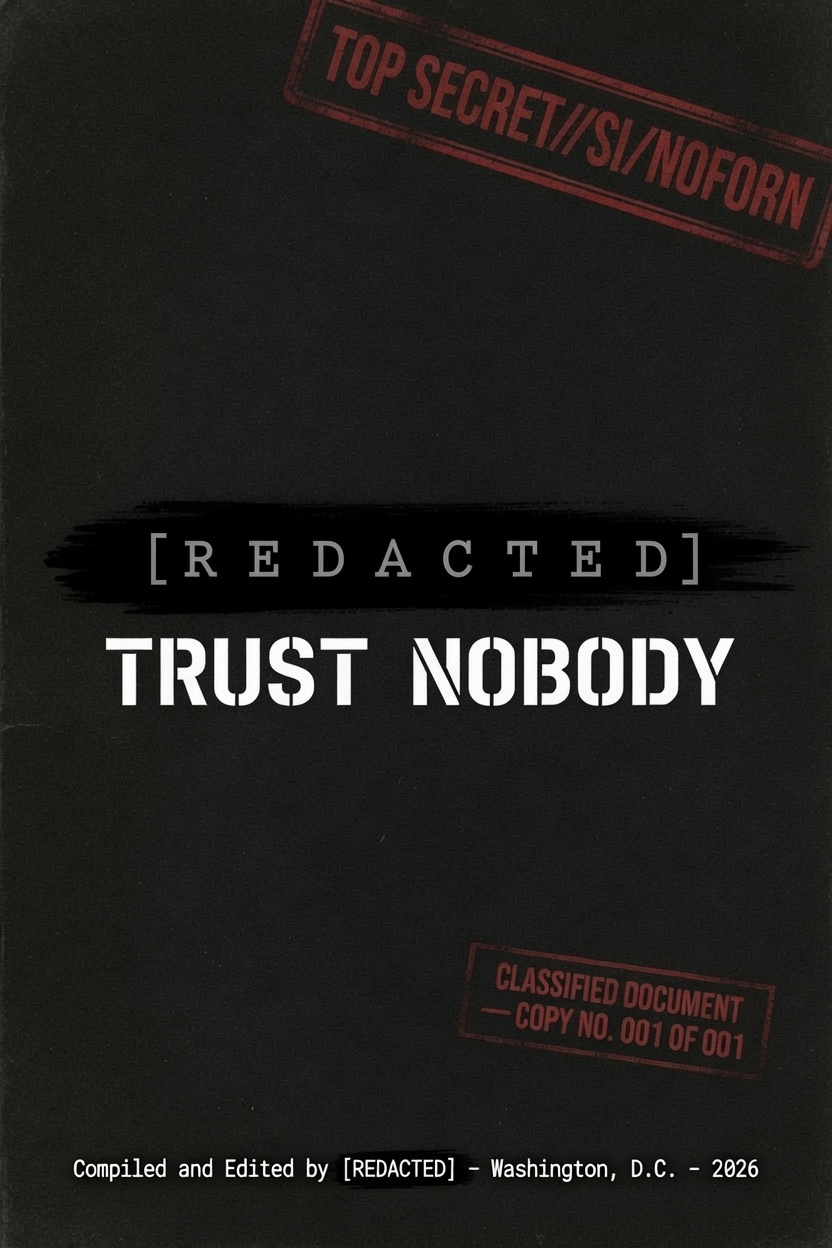 THE [REDACTED] FILES: TRUST NOBODY Book Cover