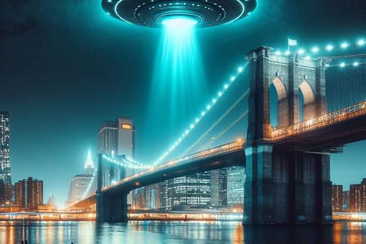 The Brooklyn Bridge UFO